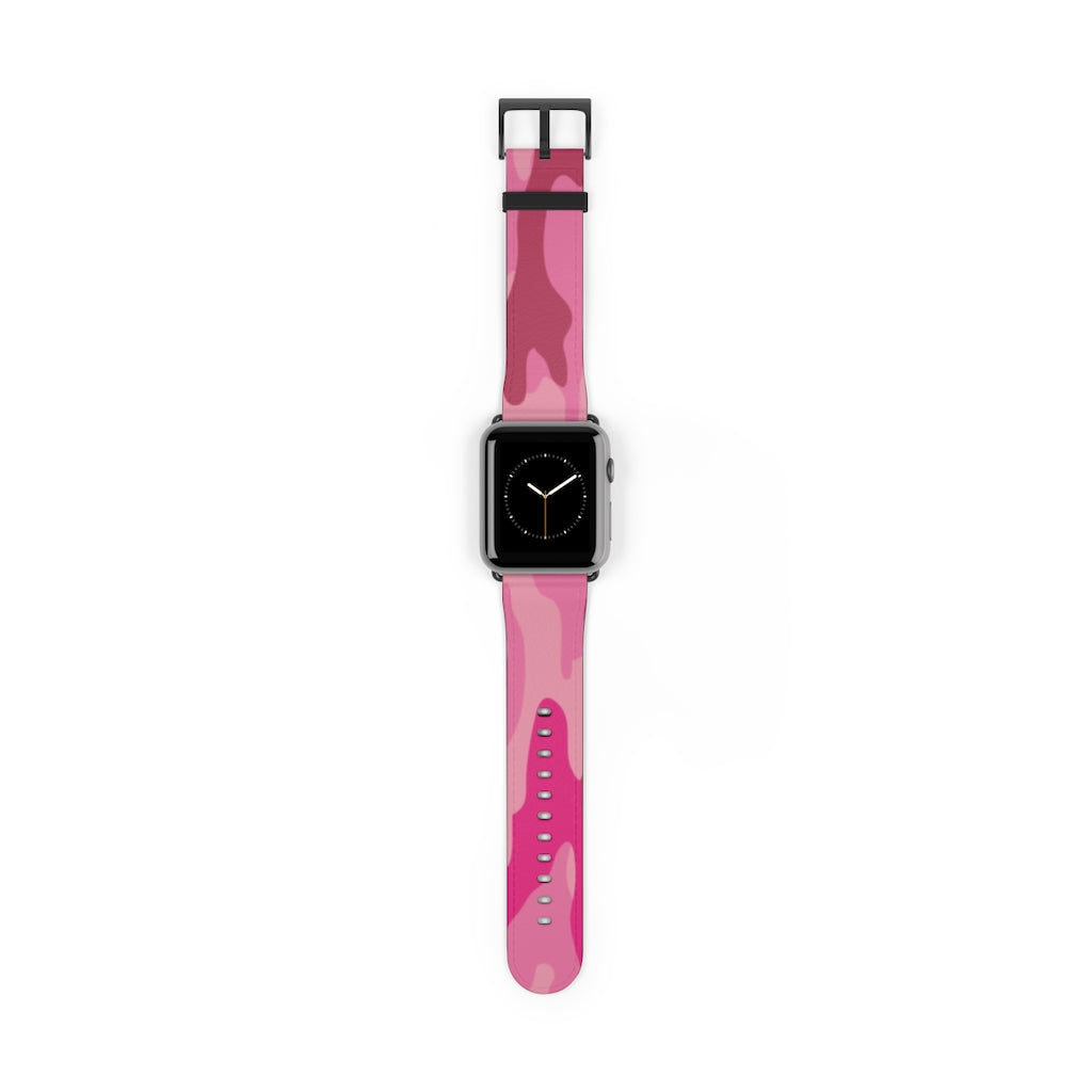 Pink Camo Apple Watch Band