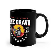 Load image into Gallery viewer, One Bravo Limited Edition #12 Ceramic Black Mug
