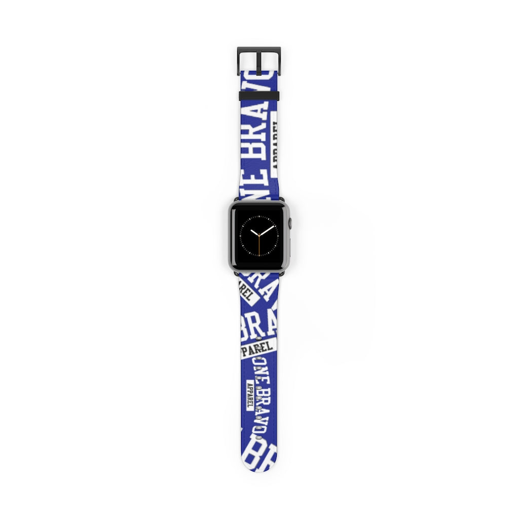 Blue One Bravo Apple Watch Band