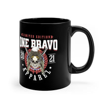Load image into Gallery viewer, One Bravo Limited Edition #6 Ceramic Black Mug
