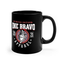 Load image into Gallery viewer, One Bravo Limited Edition #5 Ceramic Black Mug
