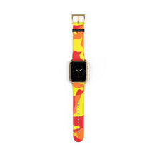 Load image into Gallery viewer, Red &amp; Yellow Camo Apple Watch Band
