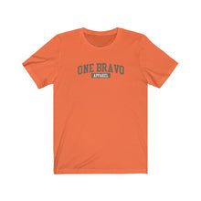 Load image into Gallery viewer, Gray One Bravo Logo Unisex Tee
