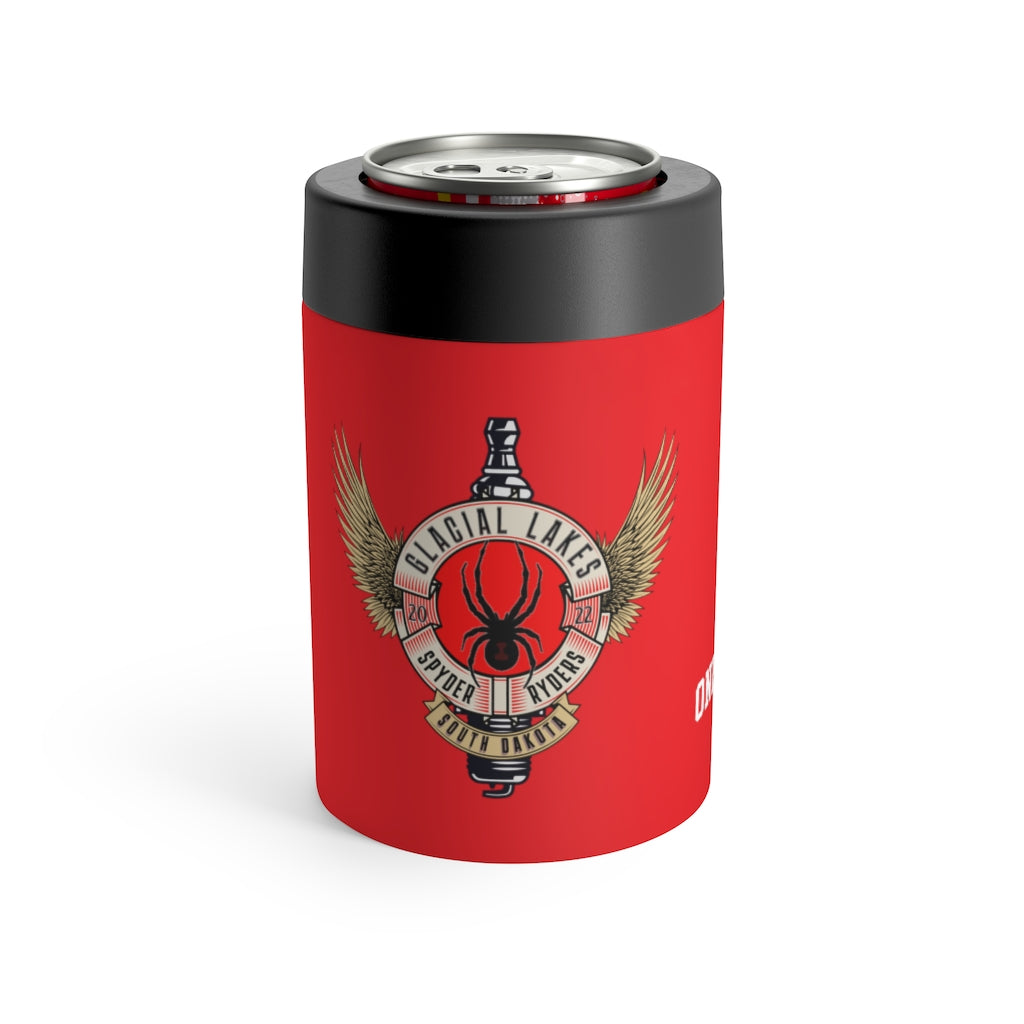Glacial Lakes Crest Logo Can Holder