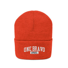 Load image into Gallery viewer, One Bravo Embroidered Knit Beanie
