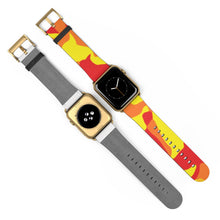 Load image into Gallery viewer, Red &amp; Yellow Camo Apple Watch Band
