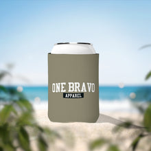 Load image into Gallery viewer, Digital Camo Clay Can Cooler Sleeve/ White One Bravo Logo
