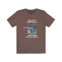 Load image into Gallery viewer, Death Smiles At All Of Us Unisex Tee

