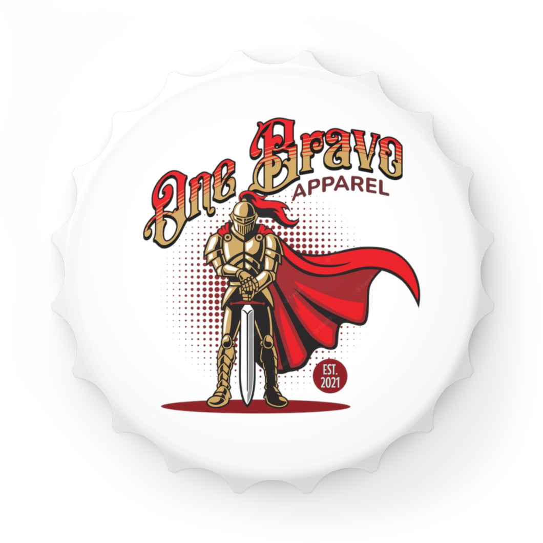One Bravo Knight Logo Bottle Opener