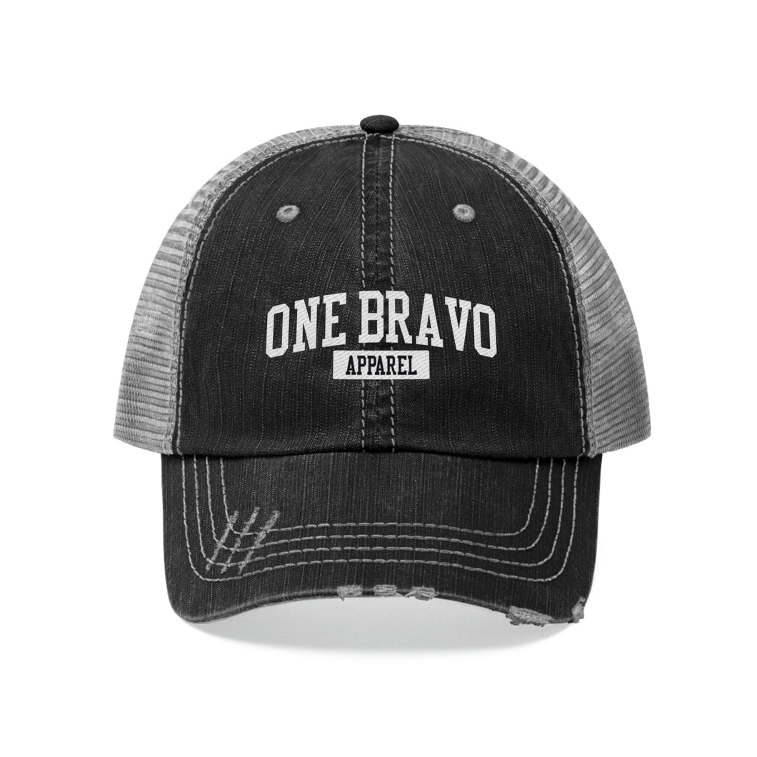 One Bravo Embroidered Trucker Hat