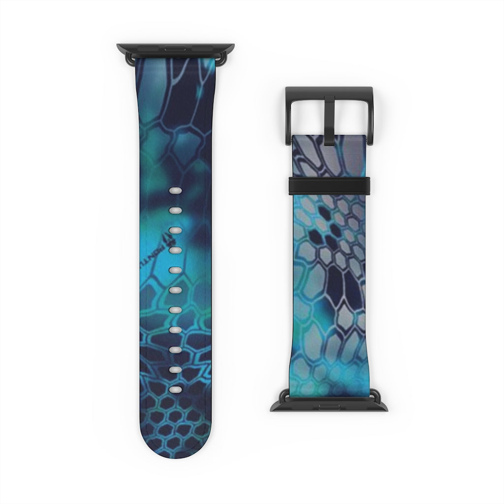 Blue Kryptek Camo Apple Watch Band