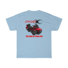 Load image into Gallery viewer, The Ride Of Your Life Spyder Ryder Unisex Tee

