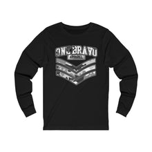 Load image into Gallery viewer, One Bravo Sgt. Snow Camo Logo Unisex Long Sleeve Tee
