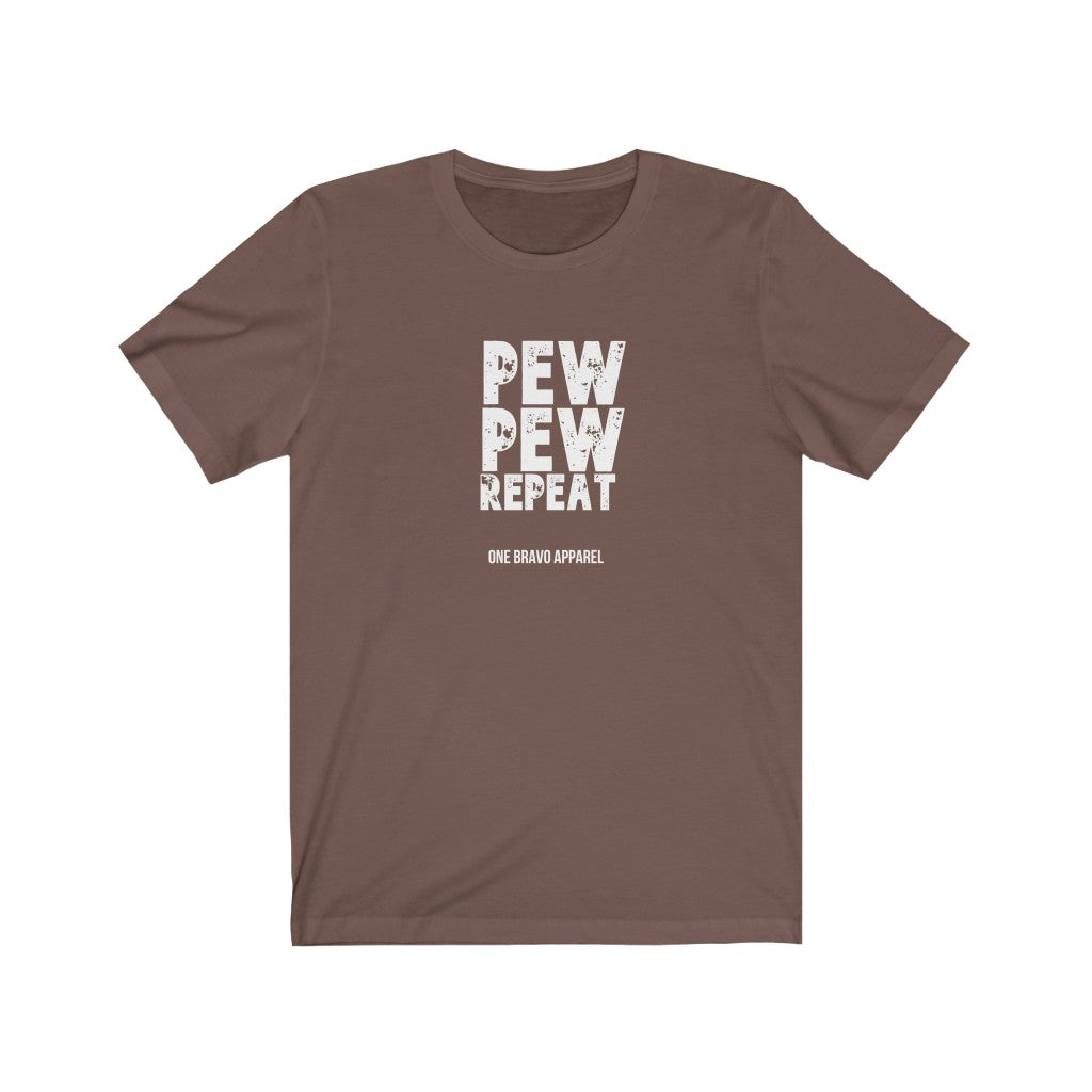 Pew Pew Repeat Unisex Tee