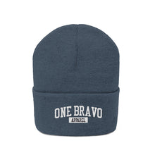 Load image into Gallery viewer, One Bravo Embroidered Knit Beanie
