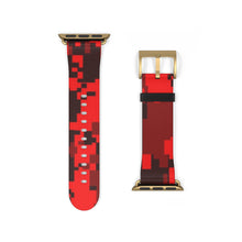 Load image into Gallery viewer, Red Digital Camo Apple Watch Band
