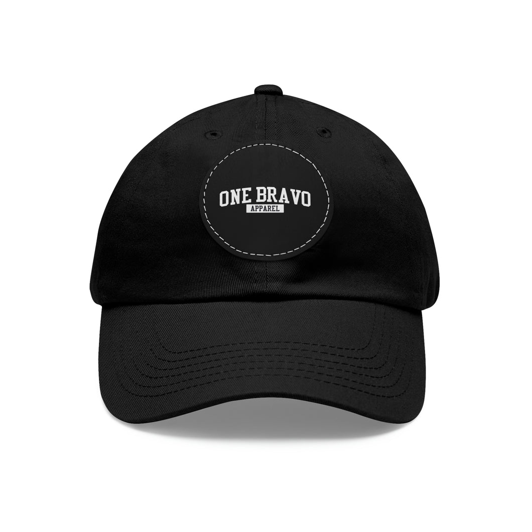One Bravo Hat with Leather Patch