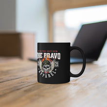 Load image into Gallery viewer, One Bravo Limited Edition #7 Ceramic Black Mug
