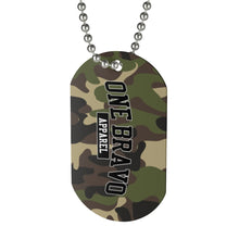 Load image into Gallery viewer, BDU Camo One Bravo Dog Tag
