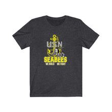 Load image into Gallery viewer, USN Seabee Unisex Tee
