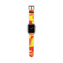 Load image into Gallery viewer, Red &amp; Yellow Camo Apple Watch Band
