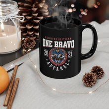 Load image into Gallery viewer, One Bravo Limited Edition #4 Ceramic Black Mug
