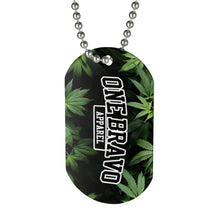 Load image into Gallery viewer, Weed Pattern One Bravo Dog Tag
