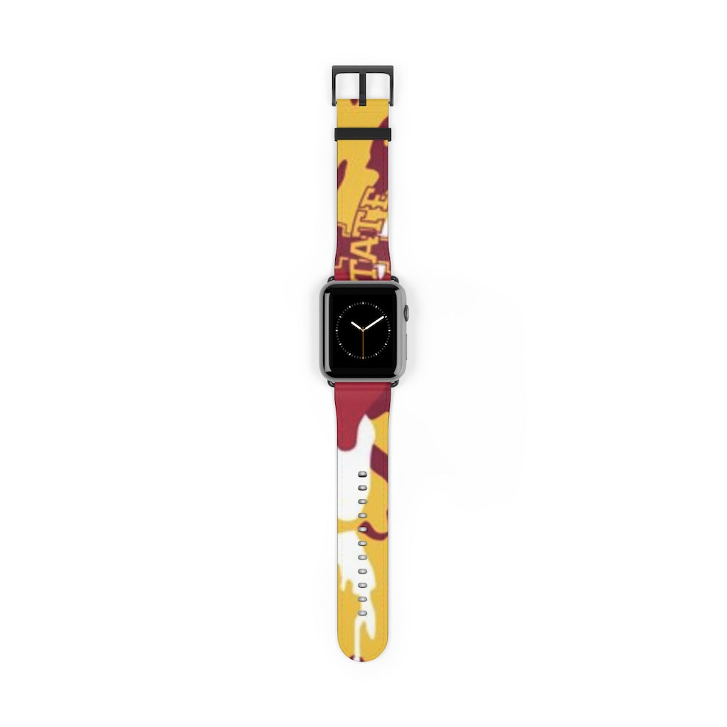 Iowa State Camo Apple Watch Band