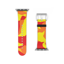 Load image into Gallery viewer, Red &amp; Yellow Camo Apple Watch Band
