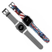 Load image into Gallery viewer, Captain America Apple Watch Band
