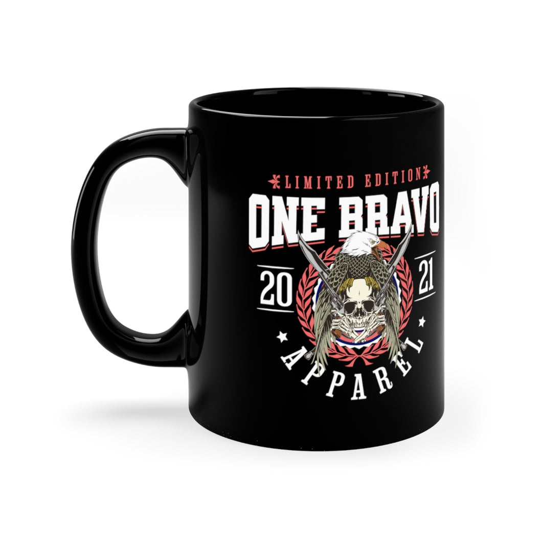 One Bravo Limited Edition #6 Ceramic Black Mug