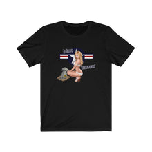 Load image into Gallery viewer, Miss Behavin&#39; Nose Art Unisex Tee
