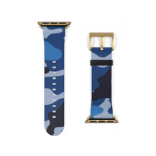 Load image into Gallery viewer, Blue Camo Apple Watch Band
