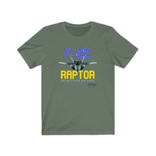 Load image into Gallery viewer, F-22 Raptor Aircraft Unisex Tee
