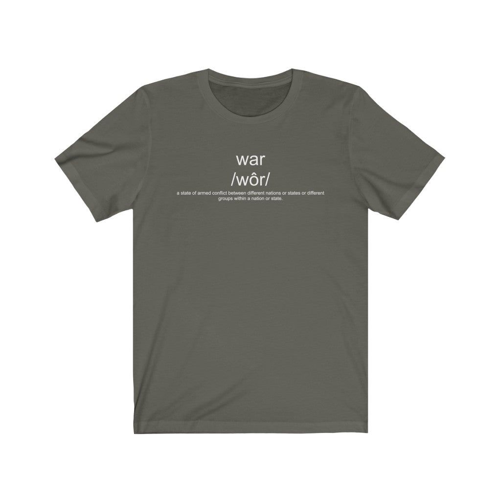 War Definition Unisex Tee