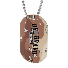 Load image into Gallery viewer, Desert Camo One Bravo Dog Tag
