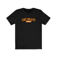 Load image into Gallery viewer, Orange One Bravo Logo Unisex Tee
