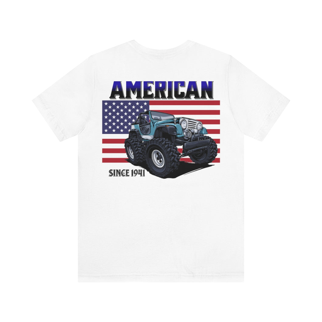 Jeep American Flag Unisex Tee