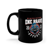 Load image into Gallery viewer, One Bravo Limited Edition #3 Ceramic Black Mug
