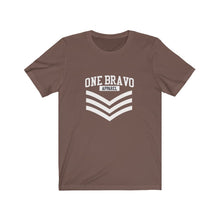 Load image into Gallery viewer, One Bravo Sgt. Logo Unisex Tee
