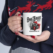 Load image into Gallery viewer, One Bravo Knight Logo #2 Ceramic Mug 11oz
