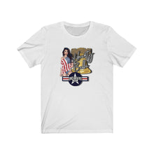 Load image into Gallery viewer, Liberty Belle Nose Art Unisex Tee
