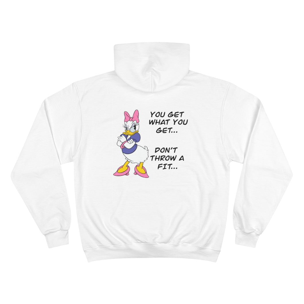One Bravo Daisy Duck Don't Throw A Fit Hoodie
