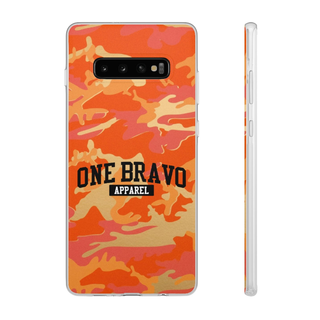 One Bravo Orange Camo Flexi Phone Case