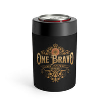 Load image into Gallery viewer, One Bravo Vintage Logo Can Holder
