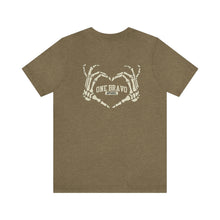 Load image into Gallery viewer, Skeleton Hand Heart Unisex Tee
