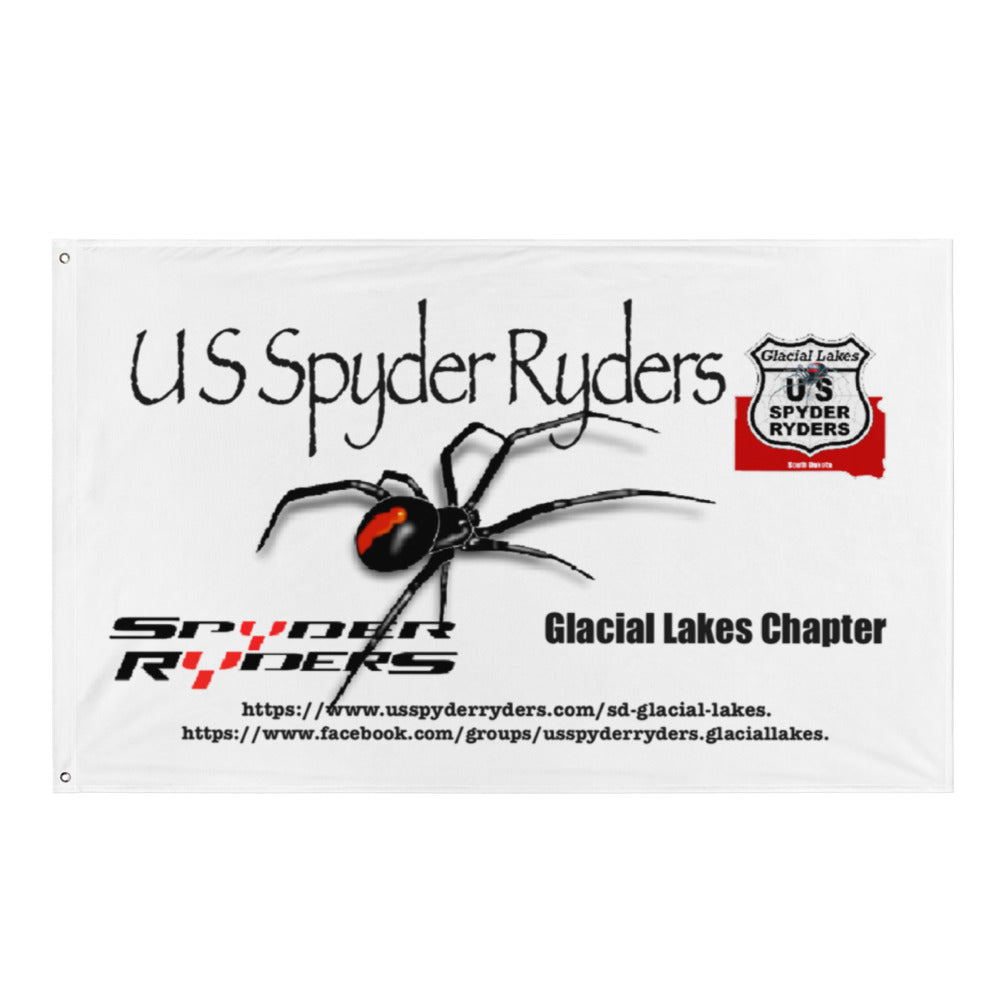Spyder Ryders Glacial Lakes Chapter Flag