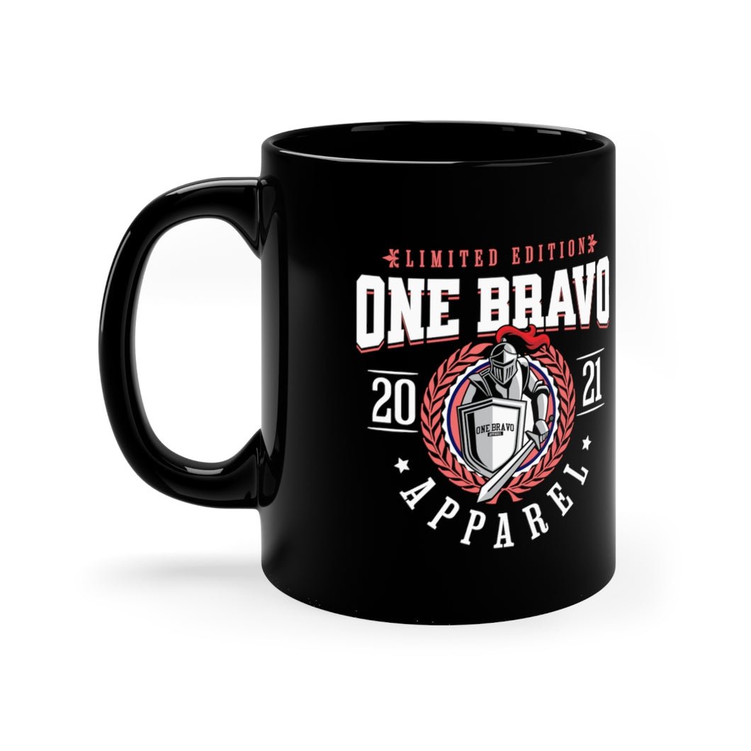One Bravo Limited Edition #5 Ceramic Black Mug