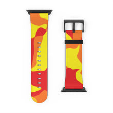 Load image into Gallery viewer, Red &amp; Yellow Camo Apple Watch Band
