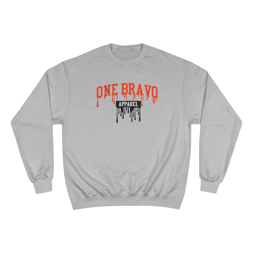 One Bravo Drip Logo  Sweatshirt